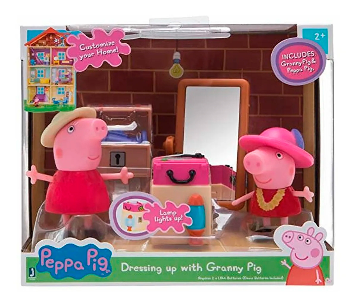 Peppa Pig Vistiéndose Con La Abuela Pig