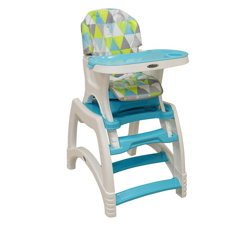 Silla Alta 2en1 PRINSEL Kinder City Triangulos Unisex.