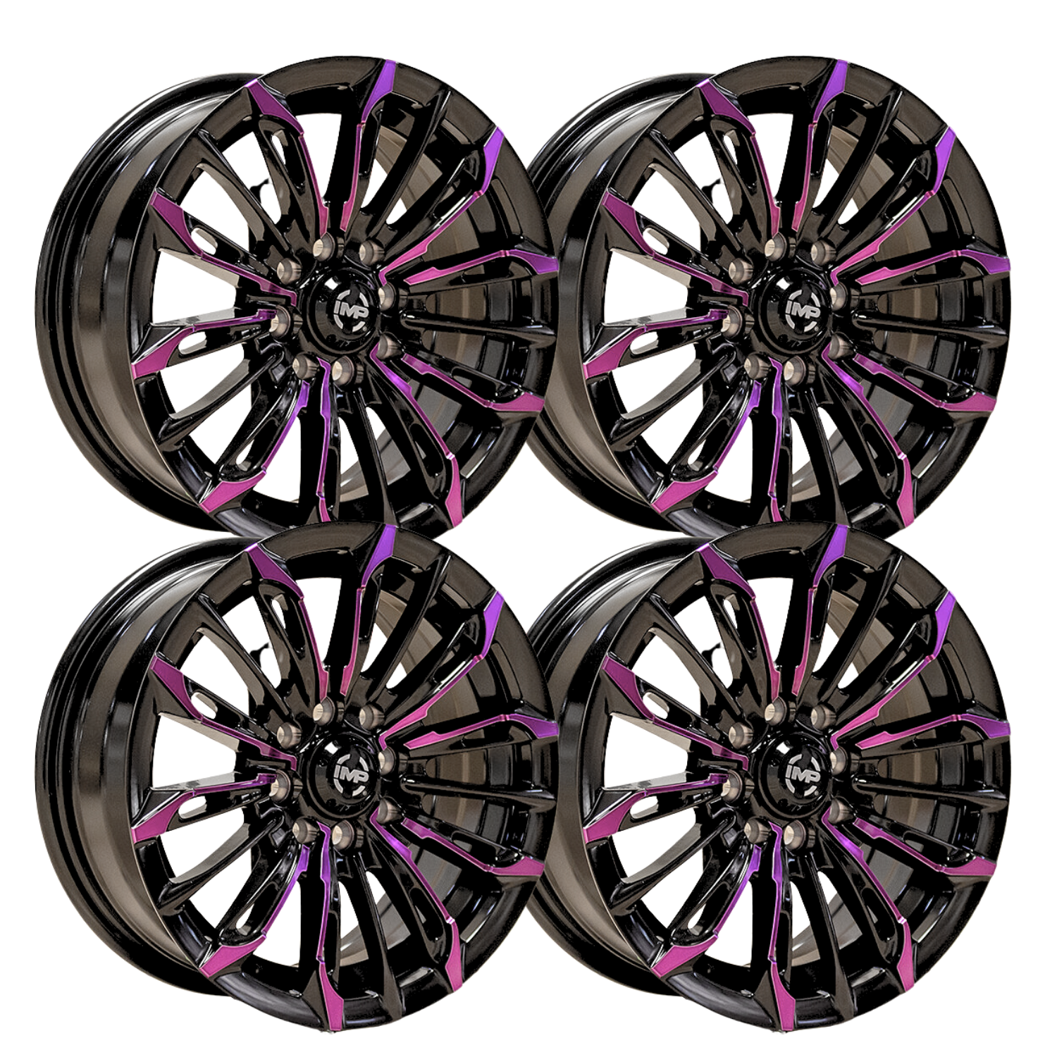 Rines Machine Face Purple 14 4x100/108 Tsuru, Chevy, Atos