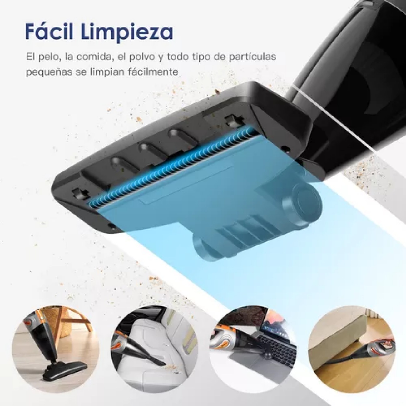 Aspiradora De Mano De De Para Auto Portátil Dos En Uno