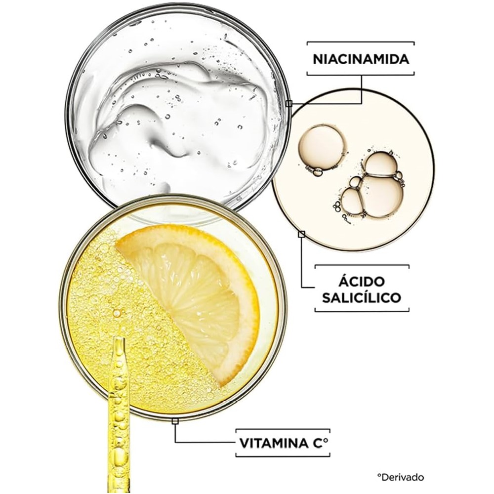 Reductor de Manchas Garnier SkinActive, Express Aclara, Crema y Sérum Facial, Vitamina C, 2 piezas