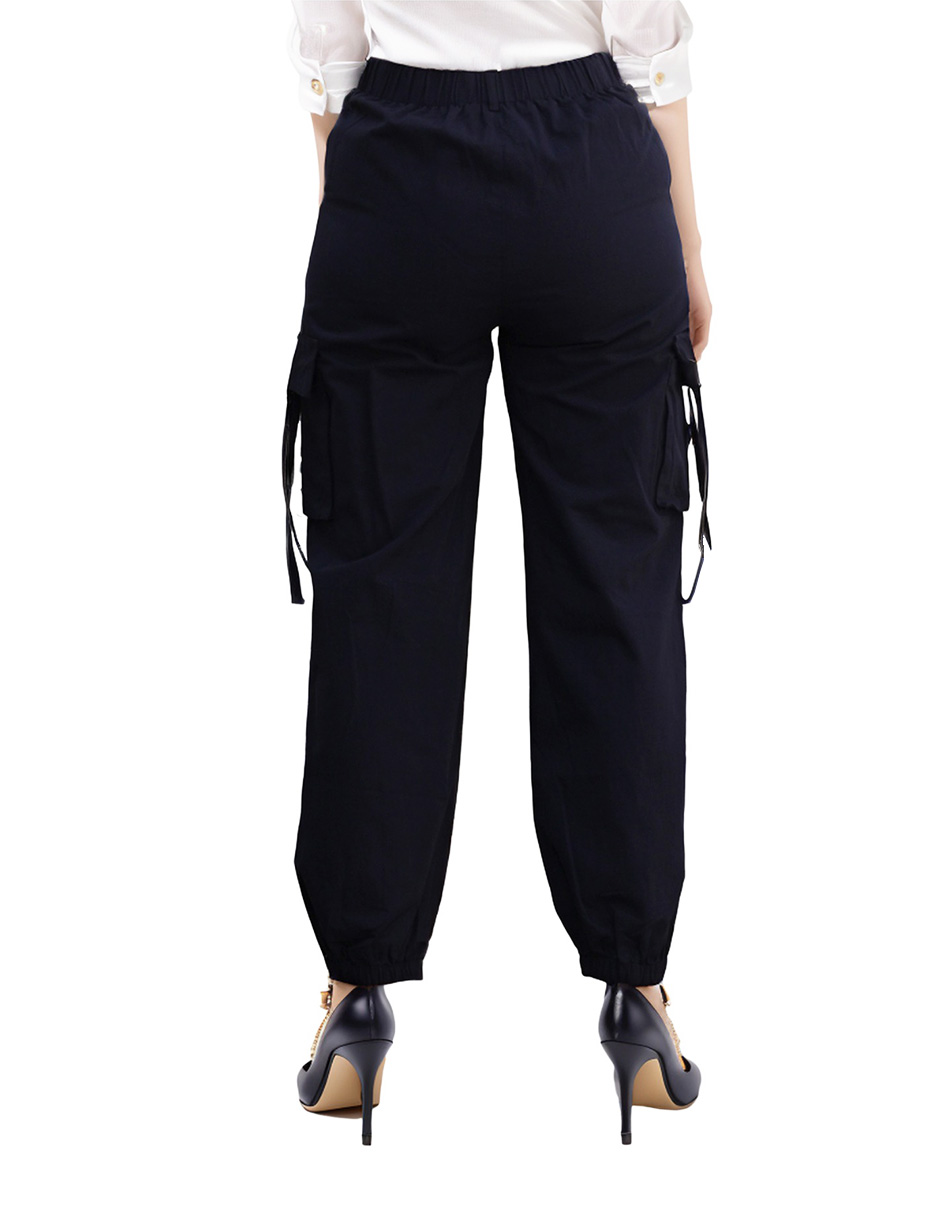 Pantalón jogger cargo Bomy straight para mujer