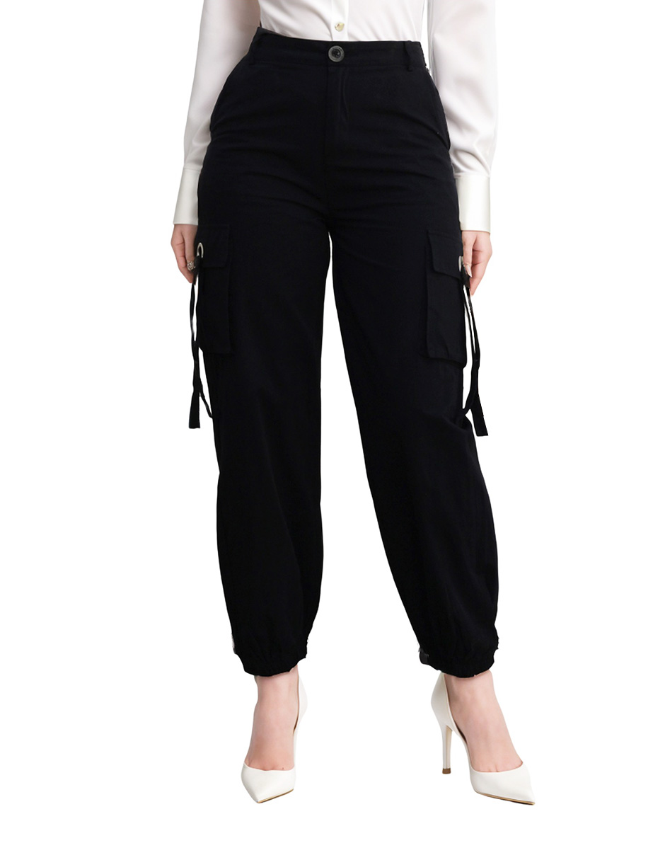 Pantalón jogger cargo Bomy straight para mujer