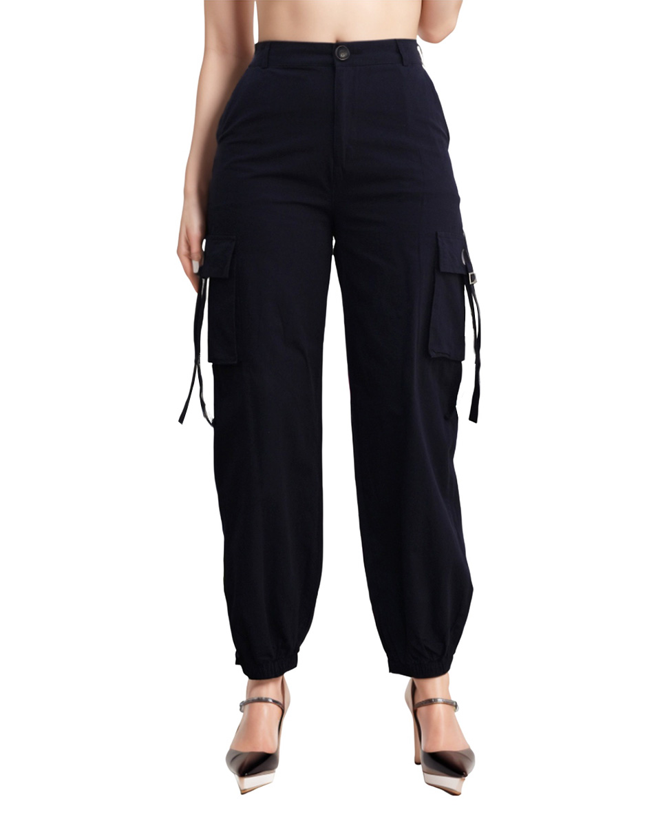 Pantalón jogger cargo Bomy straight para mujer