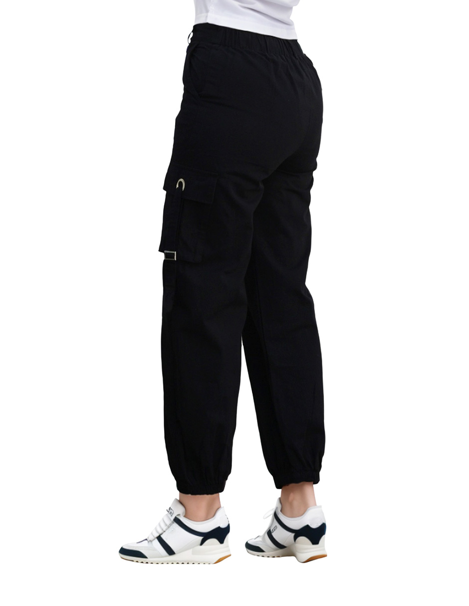 Pantalón jogger cargo Bomy straight para mujer