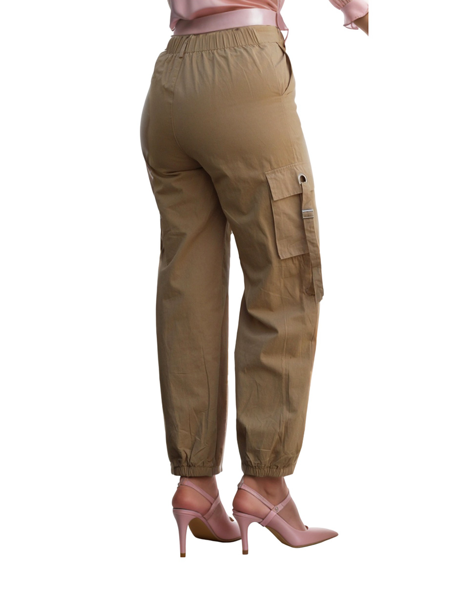 Pantalón jogger cargo Bomy straight para mujer