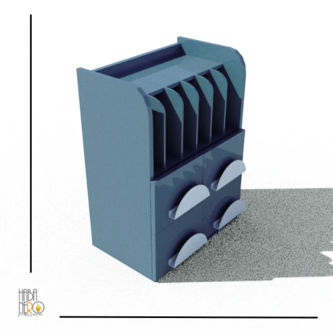 Librero para niños Patico