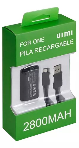 Kit Carga y Juega Compatible Con Xbox one y Xbos One S