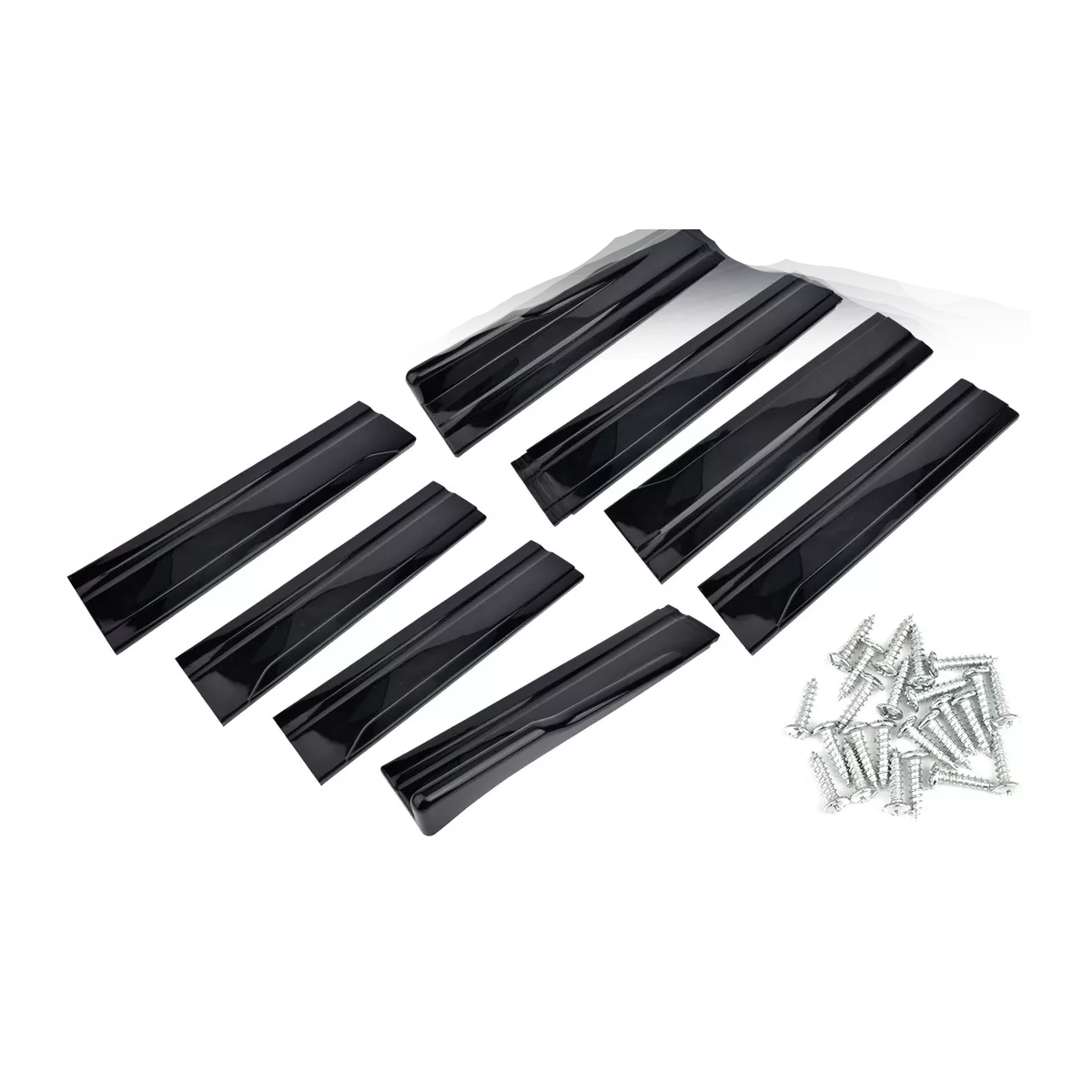 Estribo Lateral Universal Splitters Falda Faldon 8piezas 2m