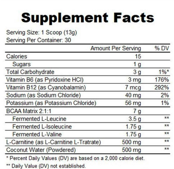 Aminoacido Flex Bcaas Gat 390gr (30 ser) Jelly Bean.