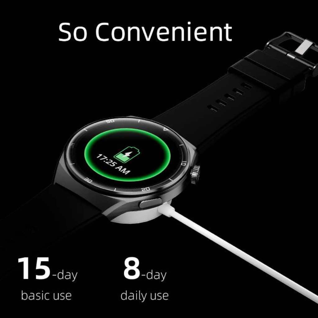 Smartwatch Watch Gt2 QCY, diseño premium, larga duración batería.Contesta llamadas en tu muñeca.