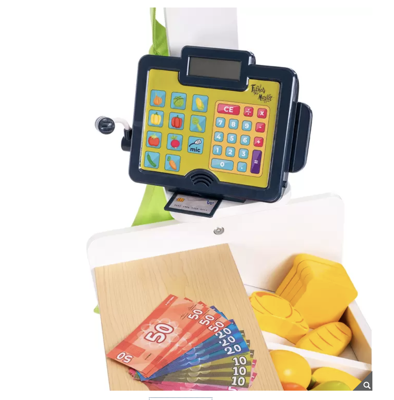 Juego de Supermercado con Accesorios De Madera