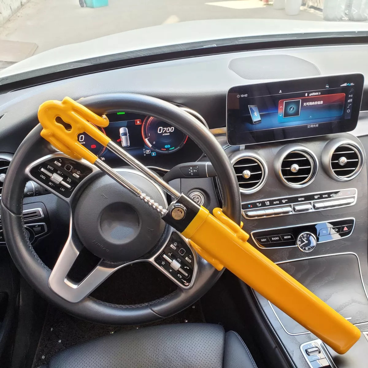 Bloqueo Del Volante,cerradura Antirrobo De Coche,seguro