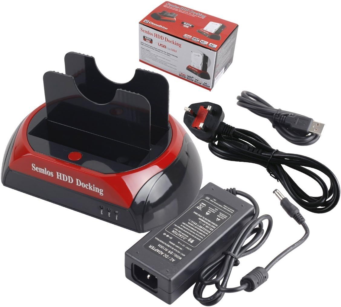 Case Docking Disco Duro Multilector 2,5/3,5 Pulgadas Ide/sata