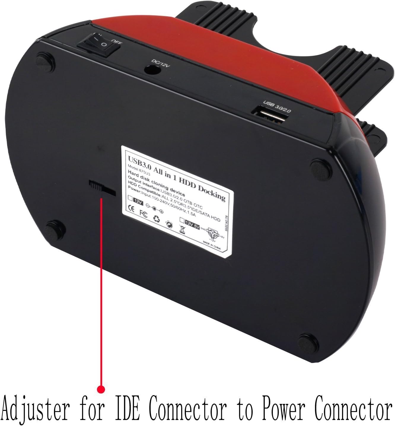 Case Docking Disco Duro Multilector 2,5/3,5 Pulgadas Ide/sata