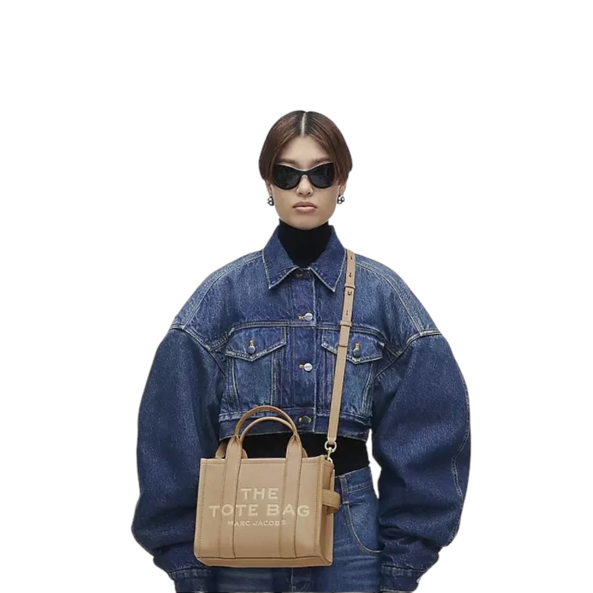 The Tote Bag Marc Jacobs Piel Beige Chica 26cm