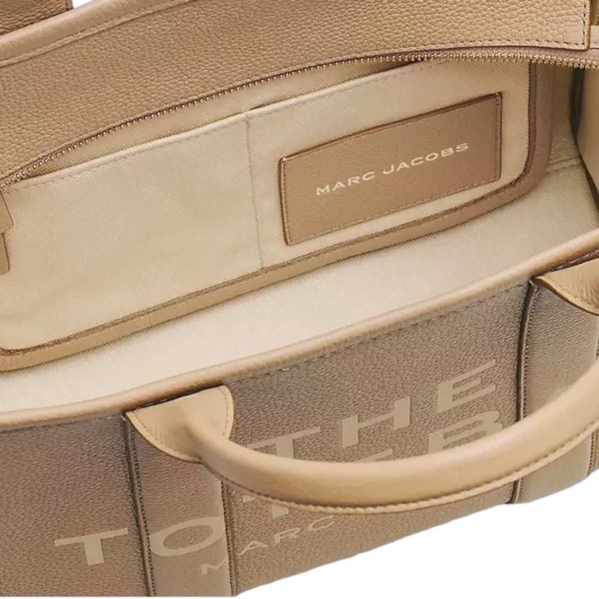 The Tote Bag Marc Jacobs Piel Beige Chica 26cm