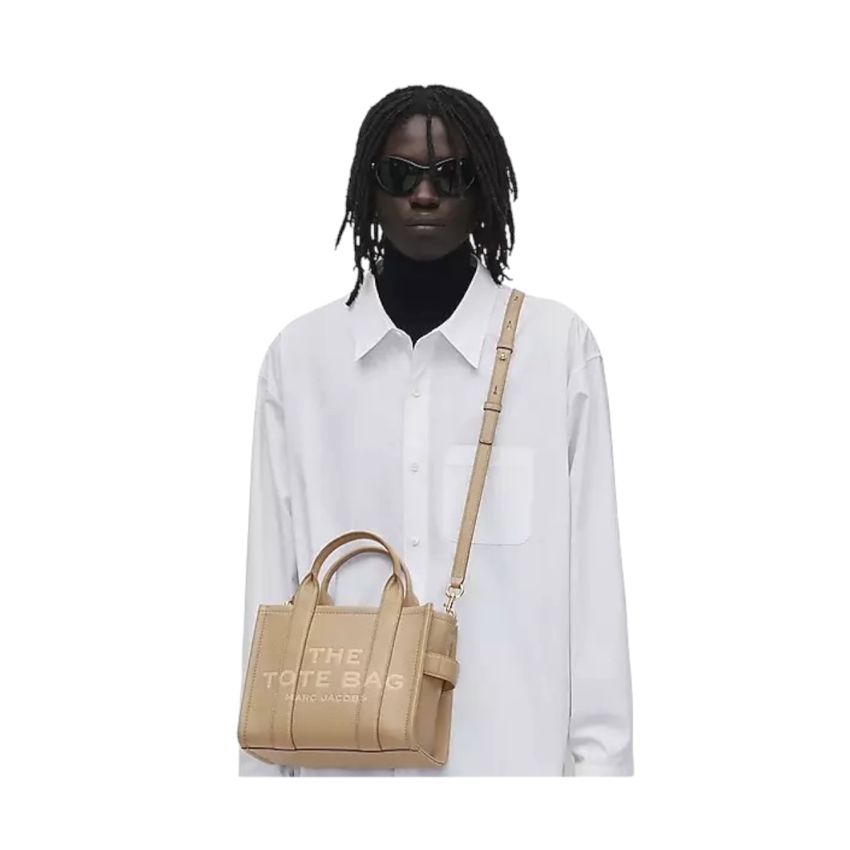 The Tote Bag Marc Jacobs Piel Beige Chica 26cm