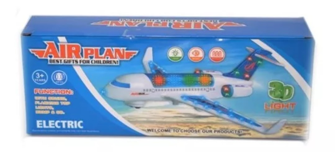 Juguete Avion Luz Sonido