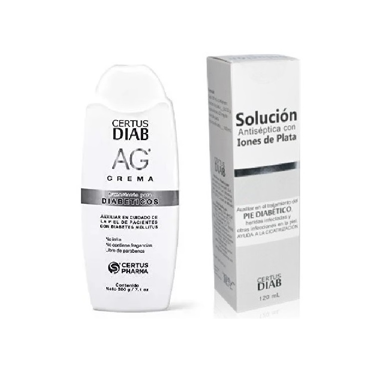 CERTUS DIAB Solución Antiséptica con Iones de Plata 1 pieza