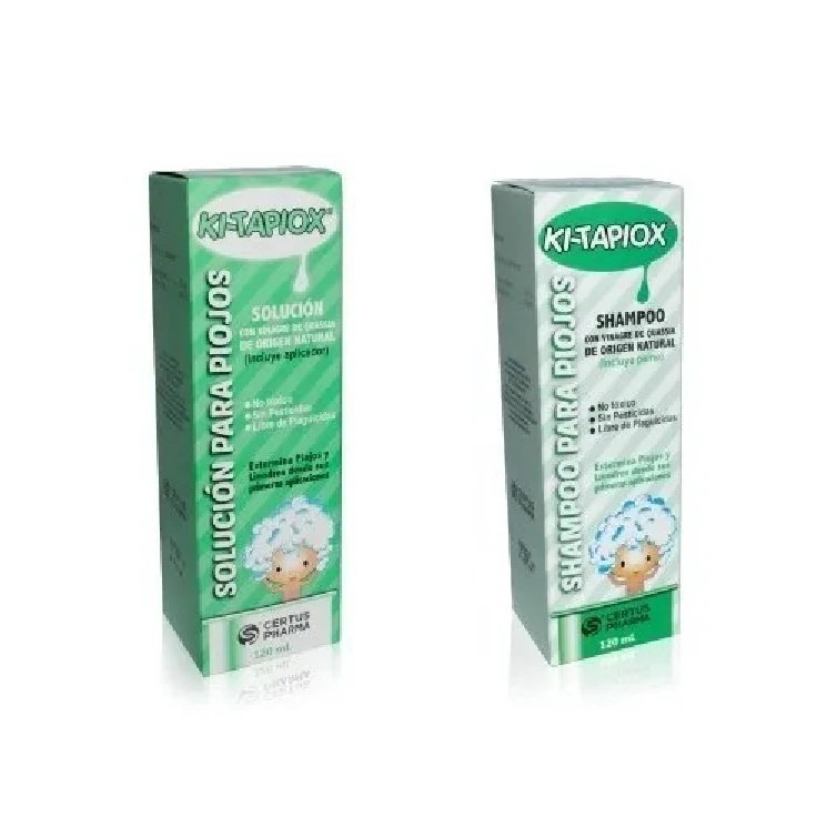 KITAPIOX Shampoo para Piojos y Liendres 120 mL