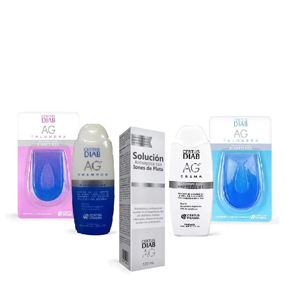 CERTUS DIAB Solución Antiséptica con Iones de Plata 1 pieza