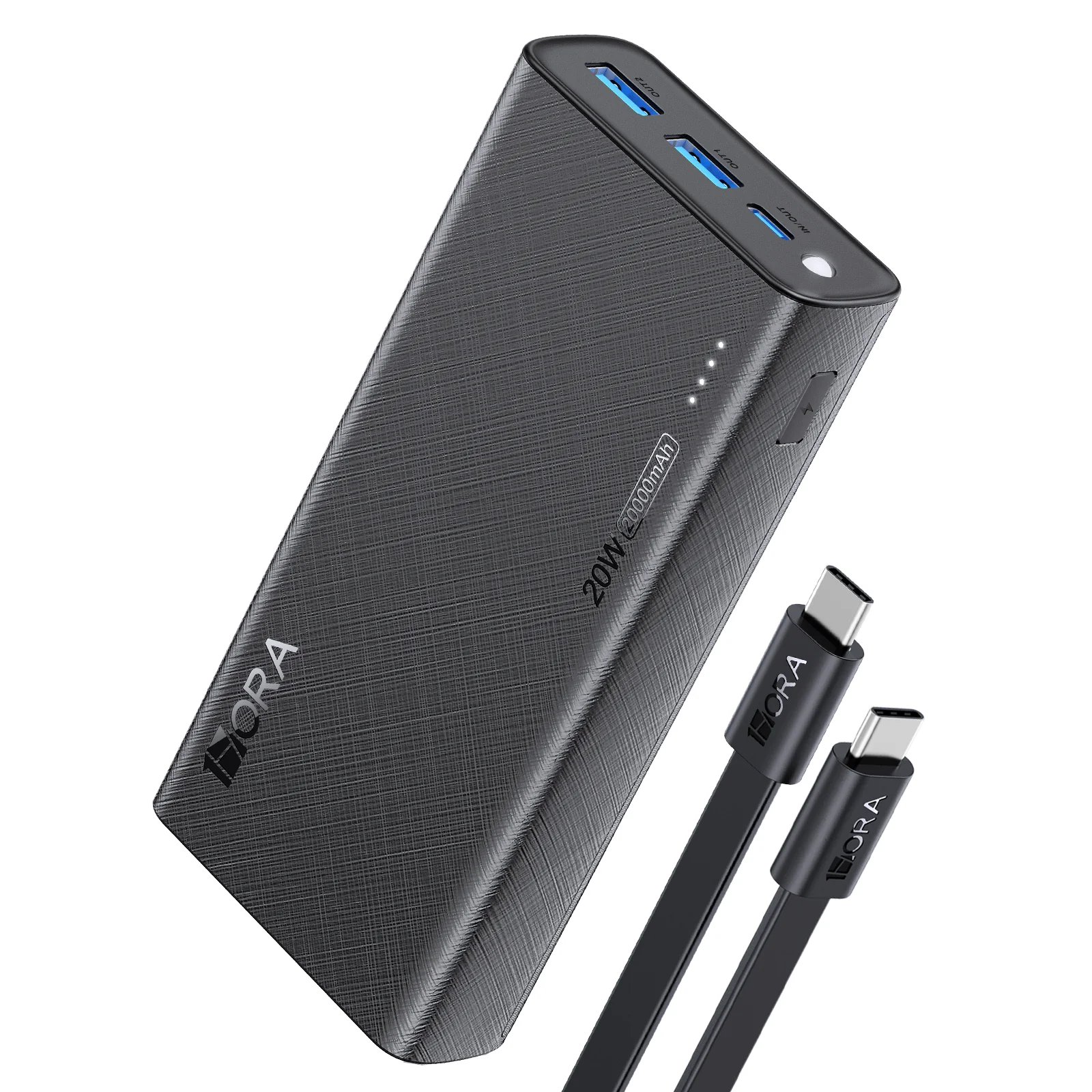 Power Bank 1Hora 20000 mAh Carga Turbo QC 3.0 20W.