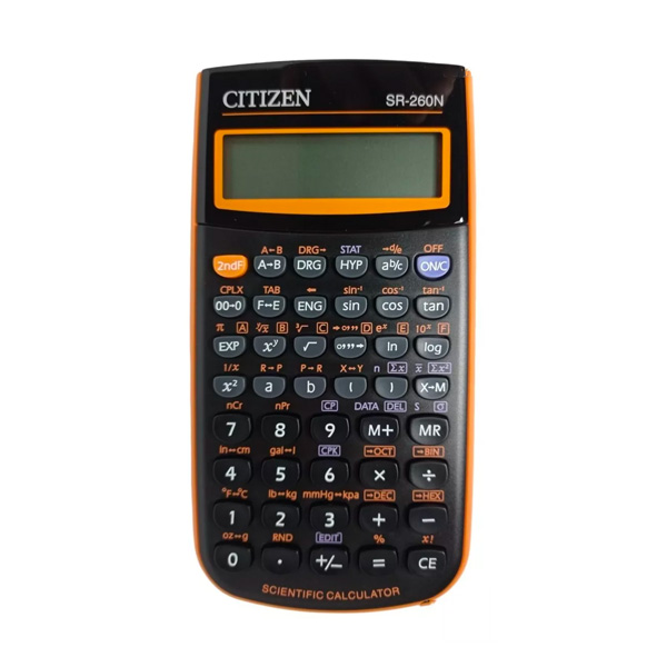 Calculadora Cientifica Citizen SR 260N 165 funciones.