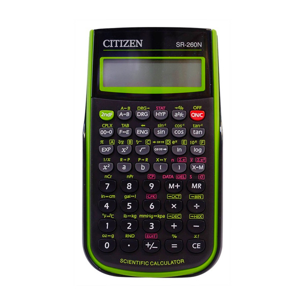 Calculadora Cientifica Citizen SR 260N 165 funciones.