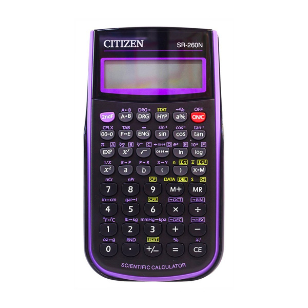 Calculadora Cientifica Citizen SR 260N 165 funciones.