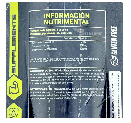 Precursor de Testosterona 43 Suplementos 90 caps.