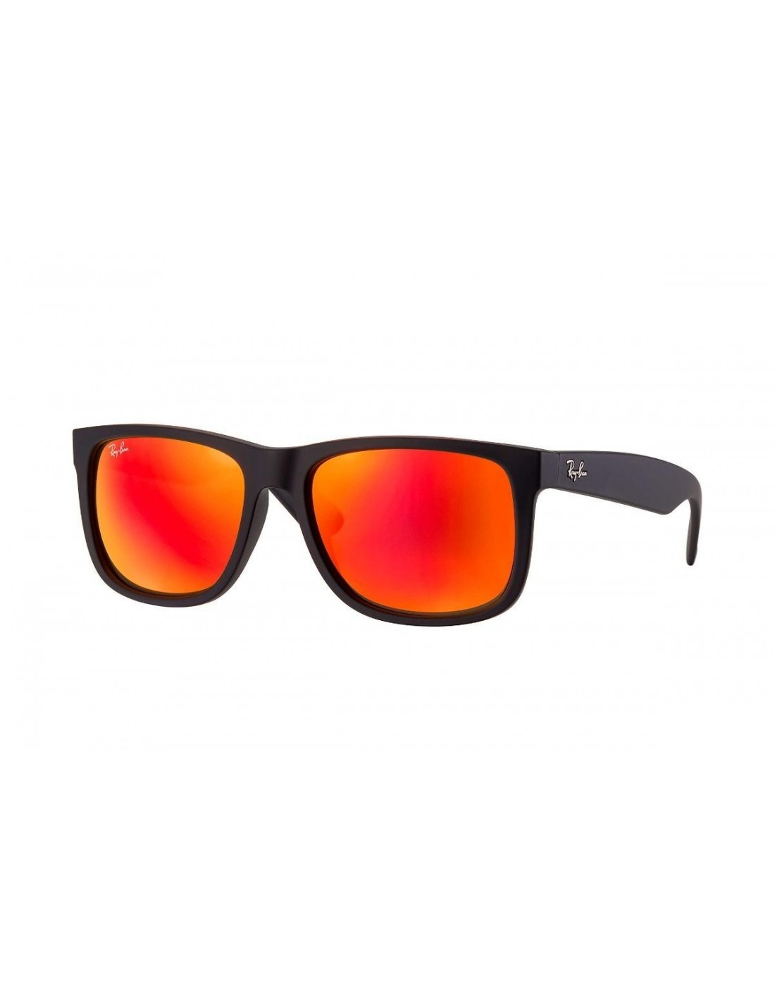 Lentes de sol Ray Ban Rb4165 622/6q Justin Rojo Espejo Negro Original