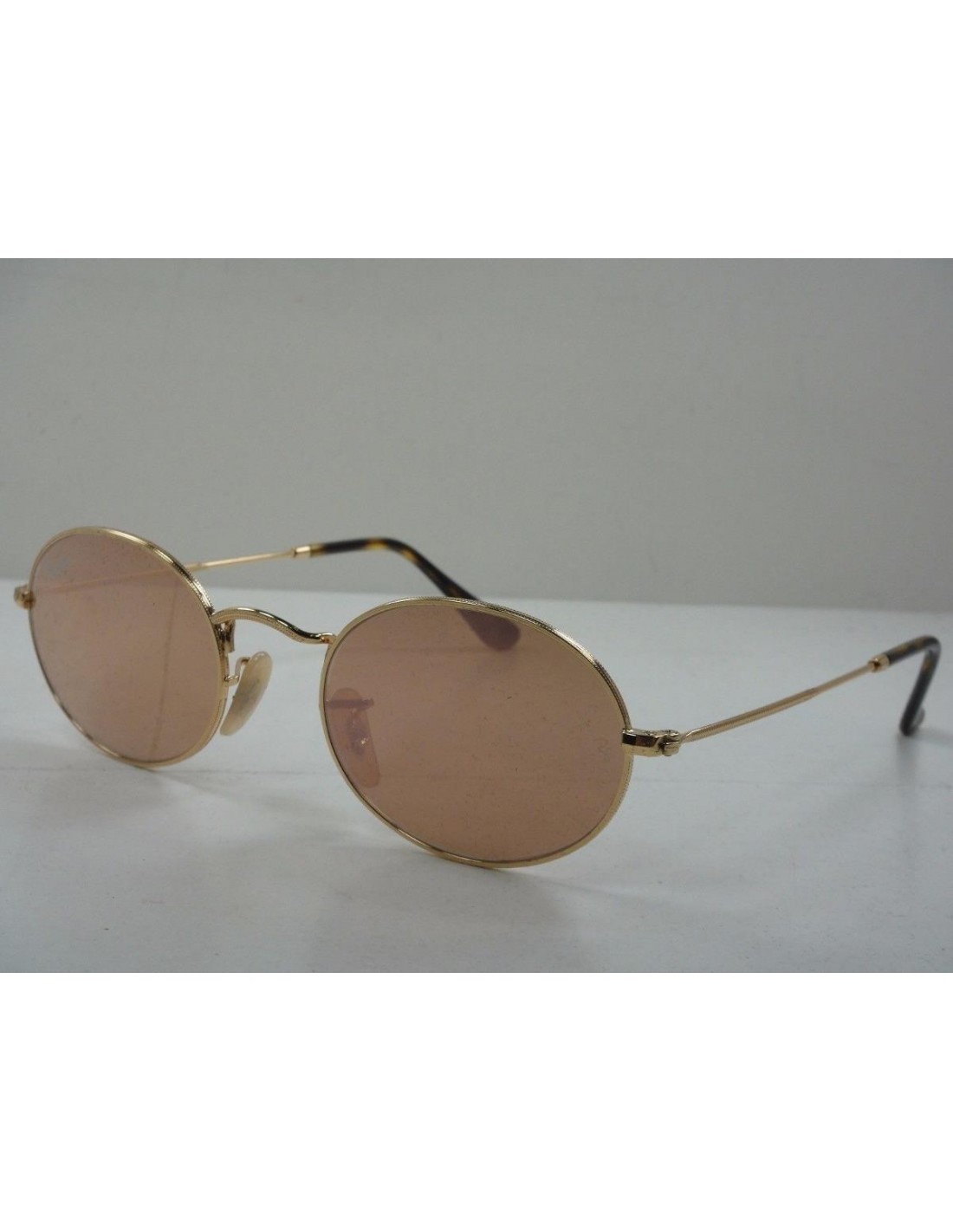 Lentes de sol Ray Ban Rb3547n 001/z2 Oval Flat Lenses Rosa Espejo Icon