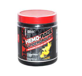 Pre Entreno Hemo-Rage Black Underground 30 serv Nutrex Piña Durazno