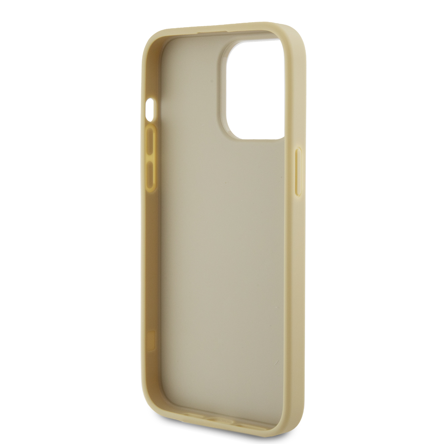 Funda Guess Brillos logo 4G Para iPhone 15 Pro Max Dorado
