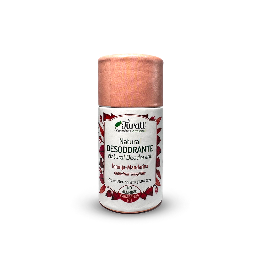 Desodorante natural Turati variedad de aromas 4 piezas
