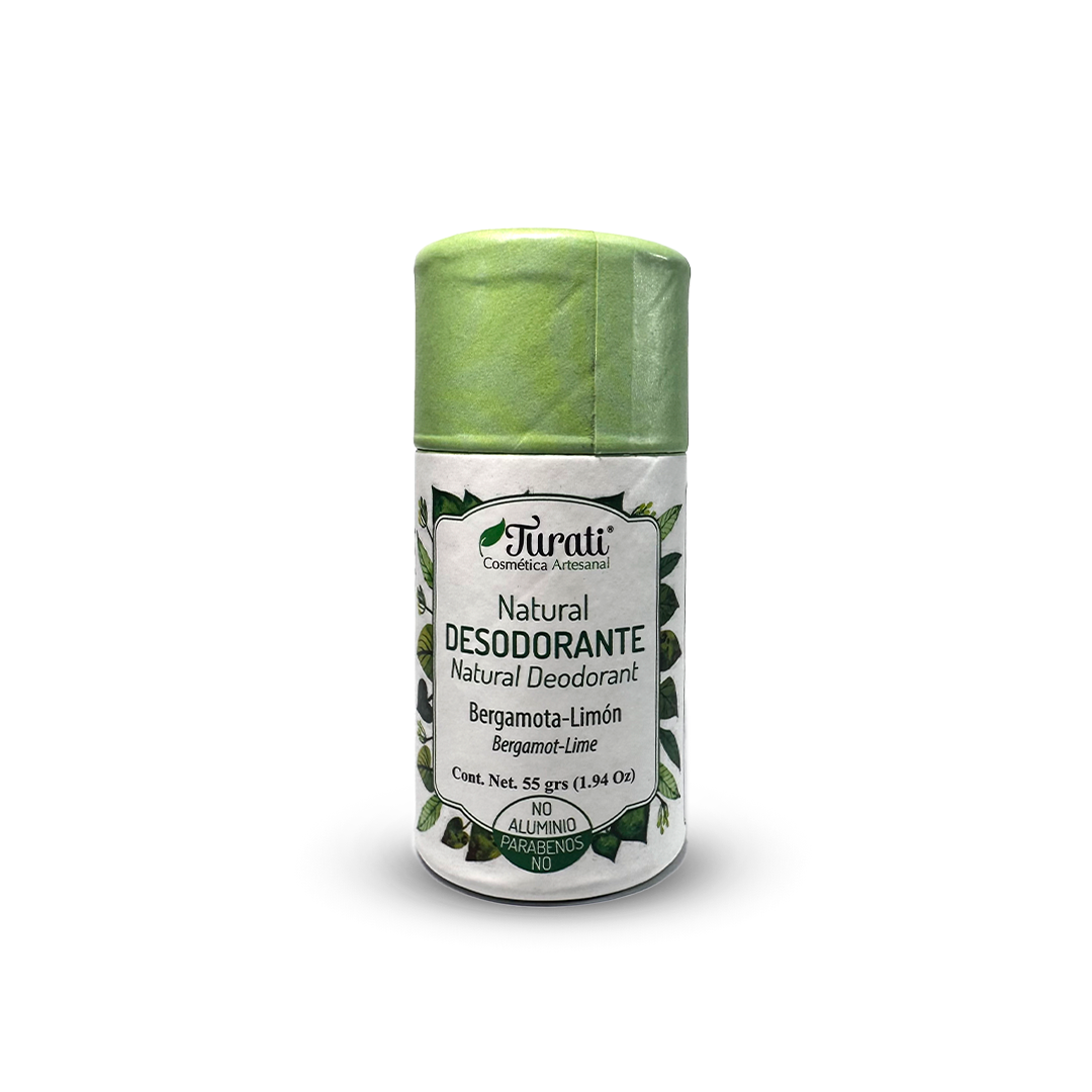 Desodorante natural Turati variedad de aromas 4 piezas