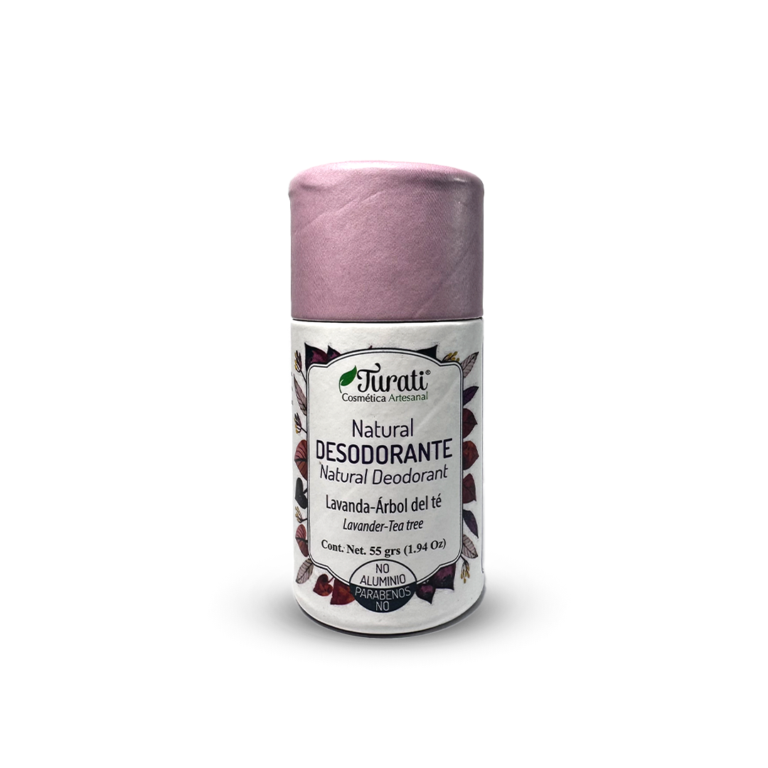 Desodorante natural Turati variedad de aromas 4 piezas
