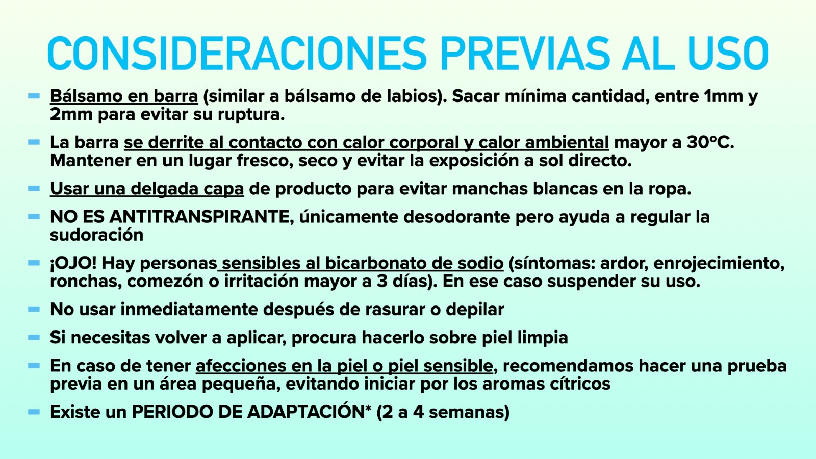 Desodorante natural Turati variedad de aromas 4 piezas