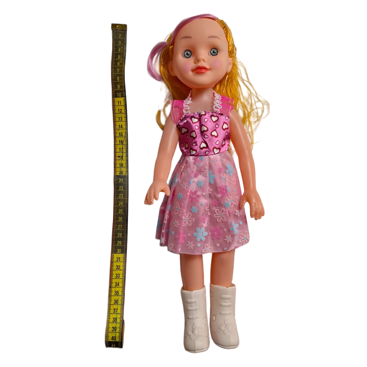 Muñecas De Juguete Para Niñas Bonita Muñeca Grande 42 Cm Vestido Color Rosa