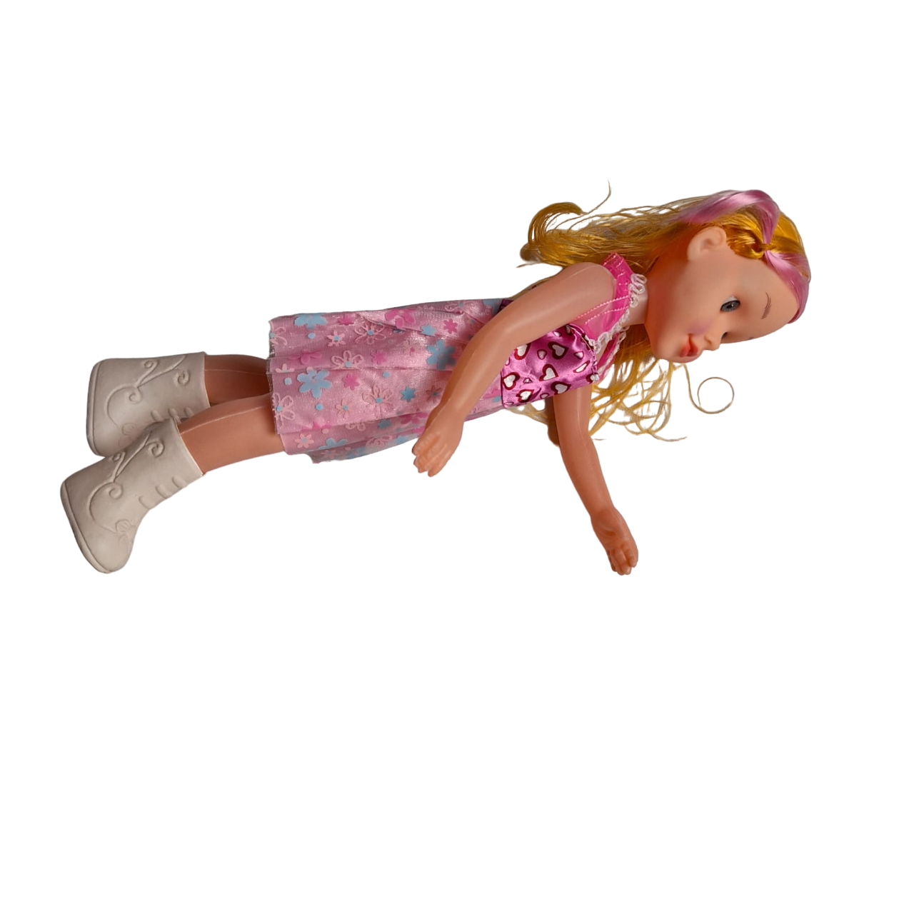 Muñecas De Juguete Para Niñas Bonita Muñeca Grande 42 Cm Vestido Color Rosa