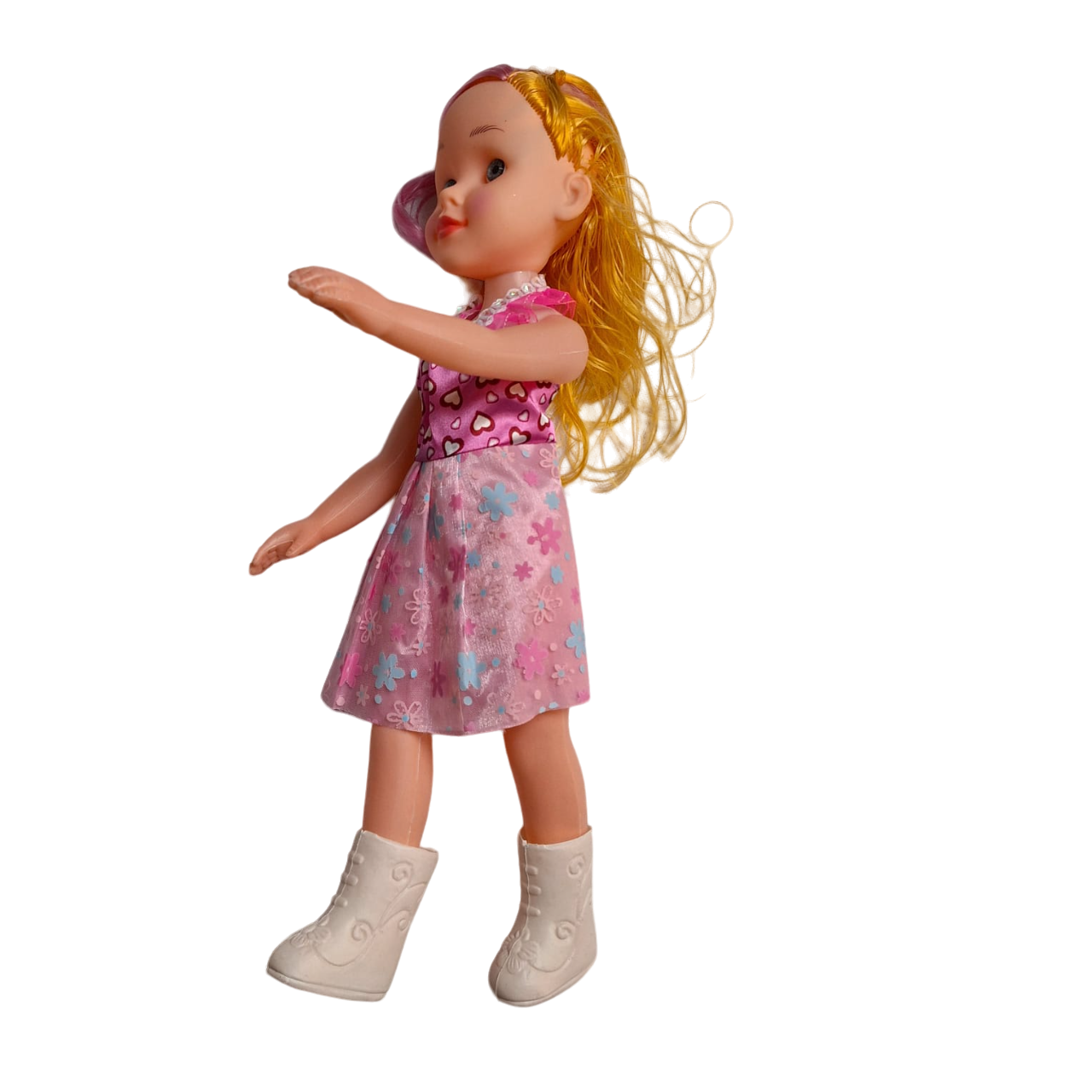 Muñecas De Juguete Para Niñas Bonita Muñeca Grande 42 Cm Vestido Color Rosa