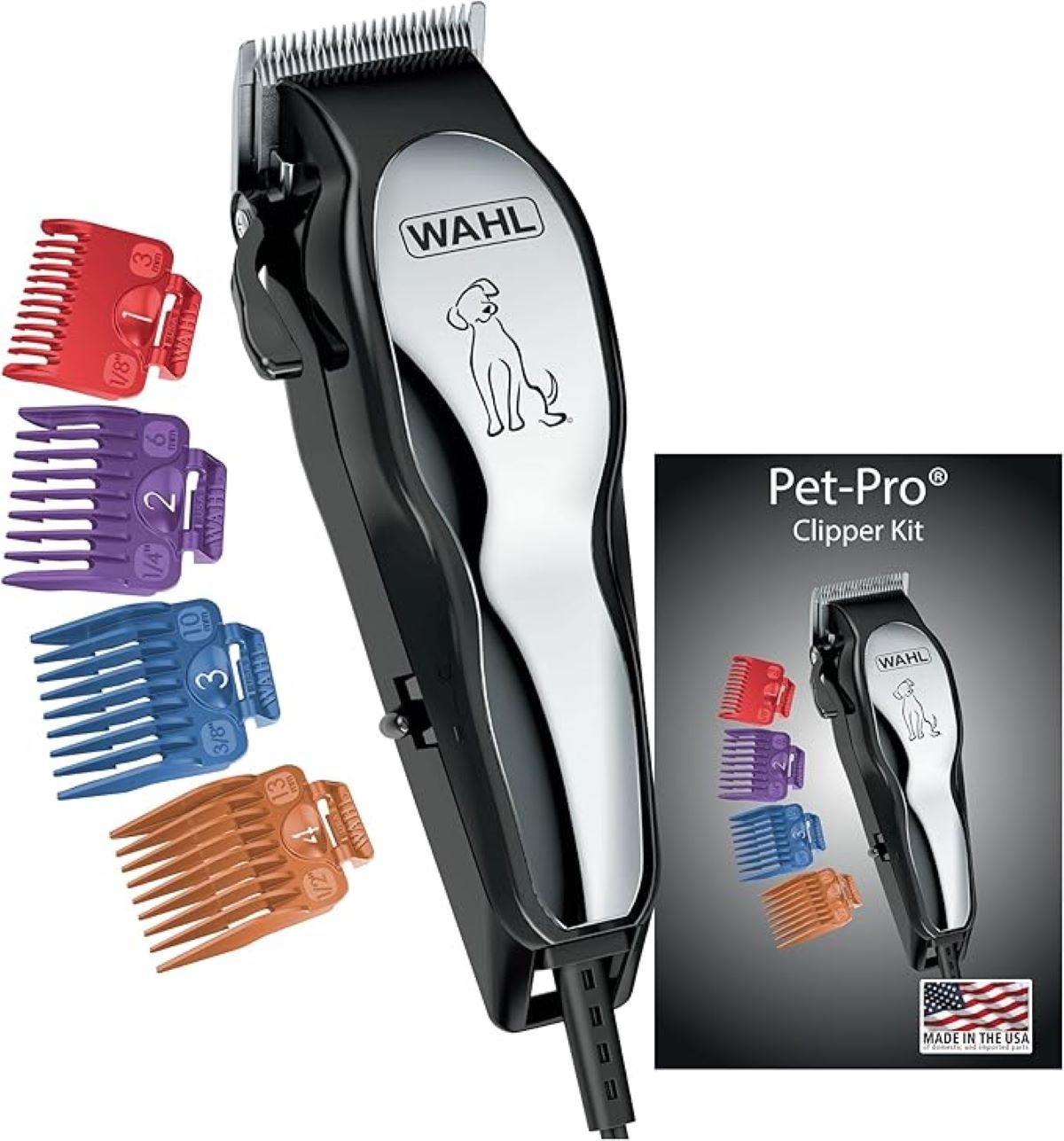 Máquina Corta Pelo Wahl 9281-210 Perros Mascotas Pet Pro Kit 12 Pzas