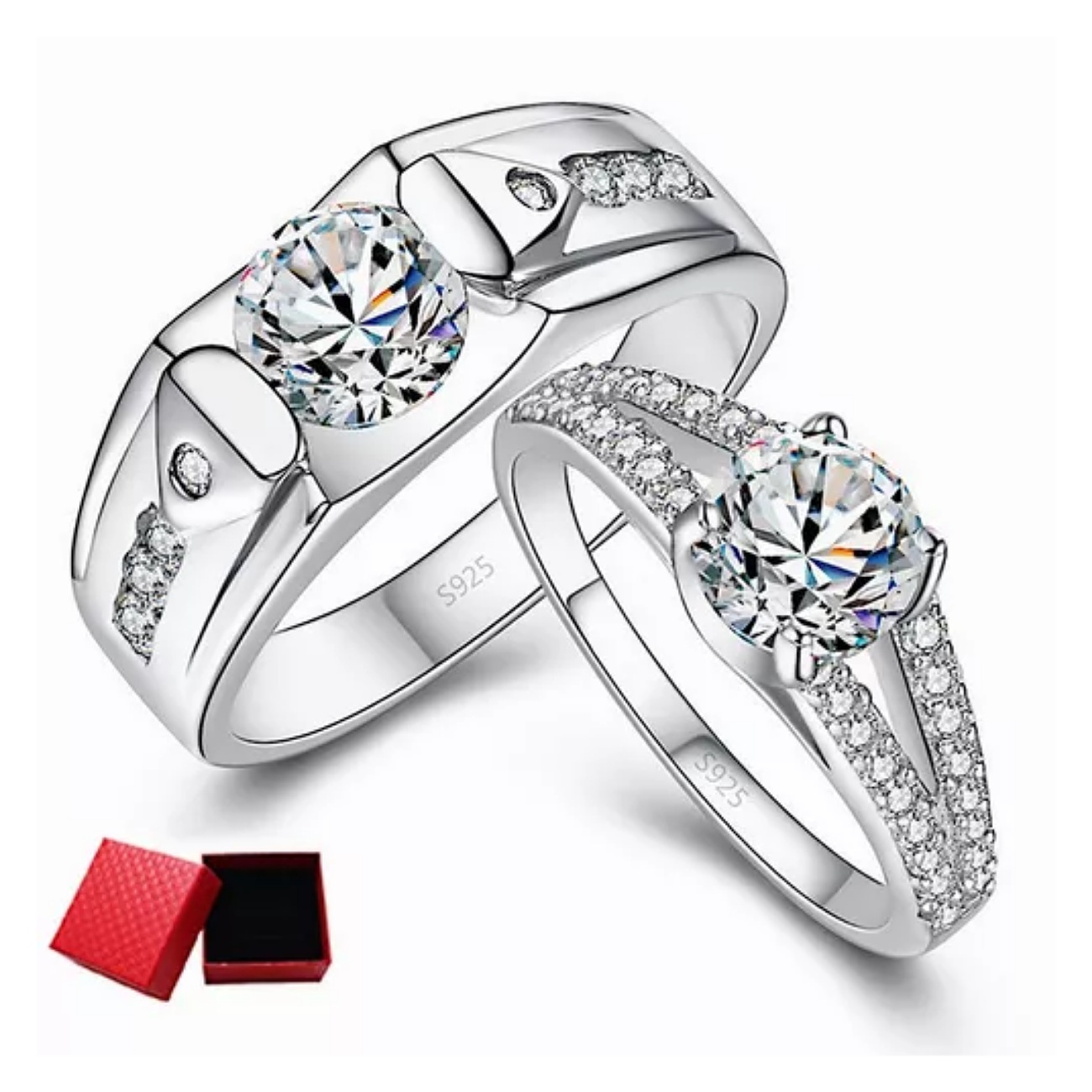 Anillos de promesa ajustables cheap