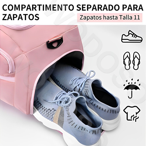 3en1 Mochila De Viaje Mujer Maletas Deportivas Bolsa De Gym