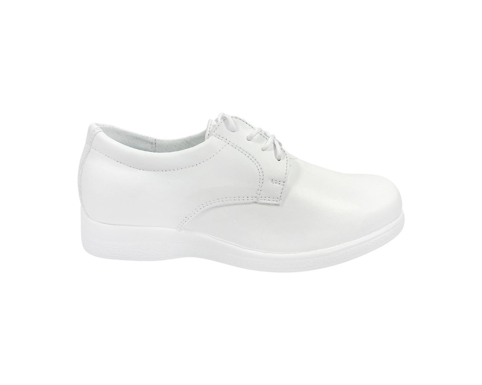 Zapato De Piel Blanco Para Mujer