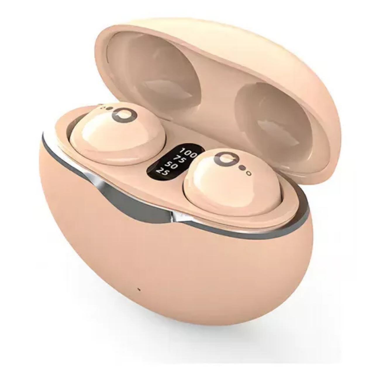 Audifonos Inalambricos Mini S800 Bluetooth Invisibles Bt 5.3 Compatible iPhone Y Android In-ear Rosa