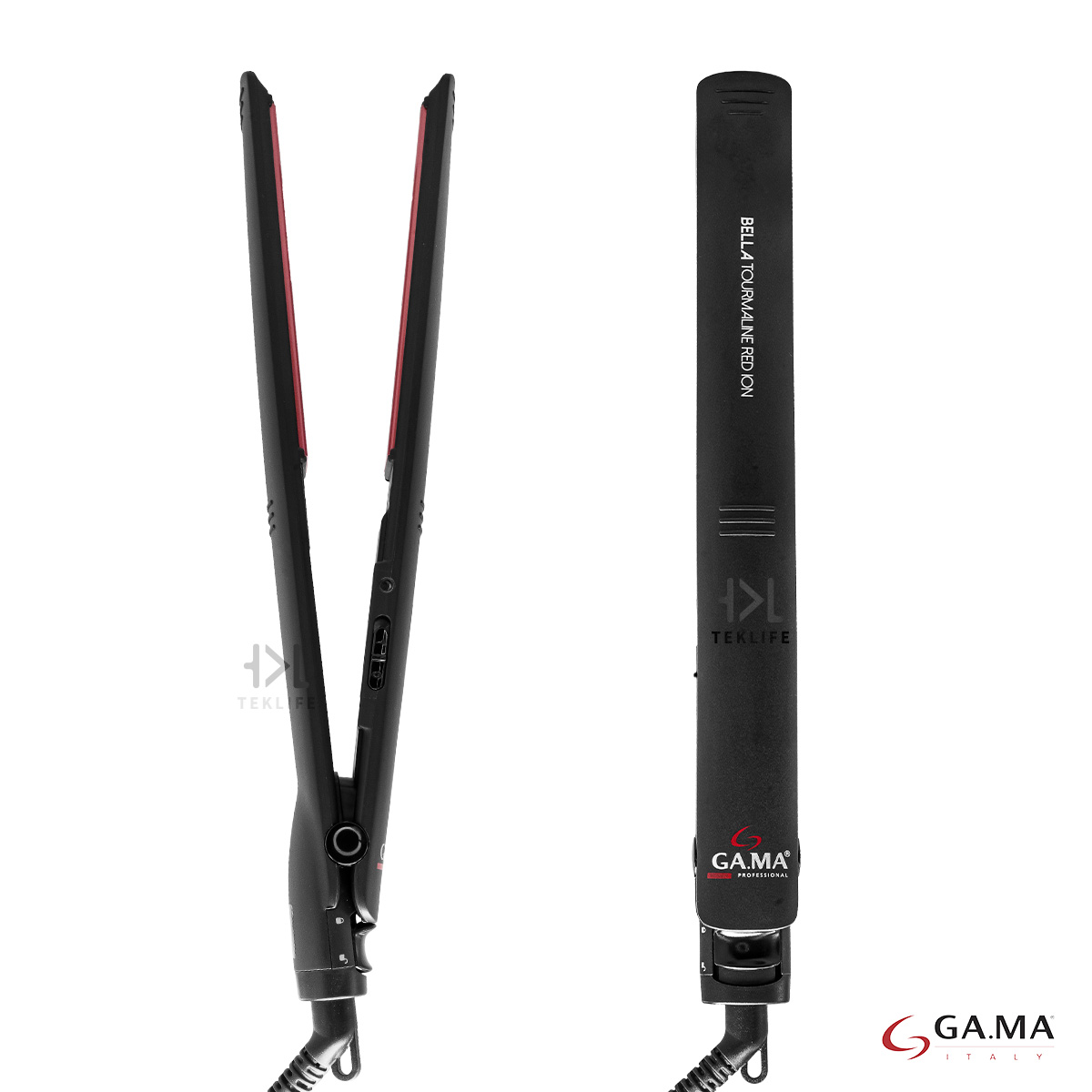 Plancha de Cabello Gama Italy Bella Tourmaline Versátil y Potente.