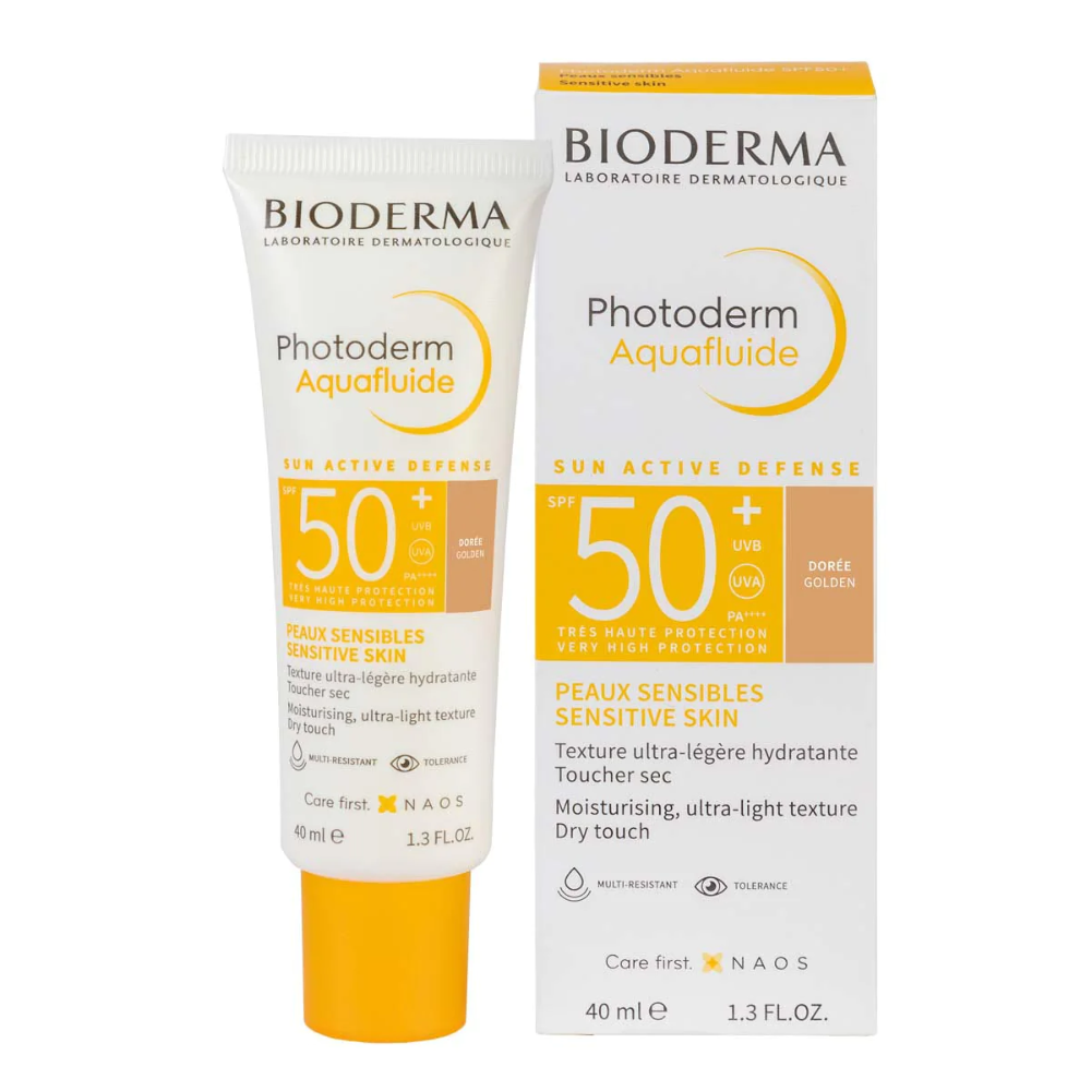 Photoderm Aquafluide Spf50+ Dorado T/Seco 40 ml (Bioderma)