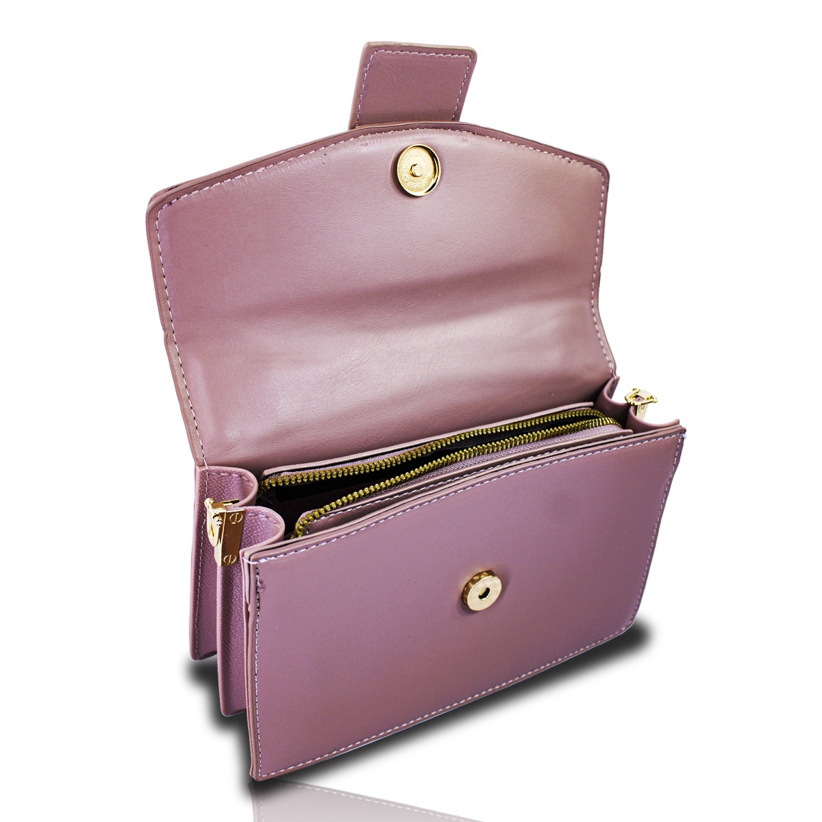 Bolso Rosa Taffy De Hombro Y Mano Crosbody Para Mujer